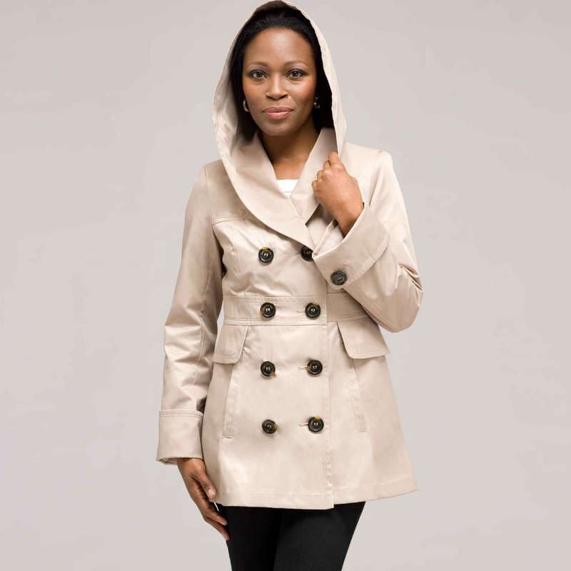 Hooded Trench Coat